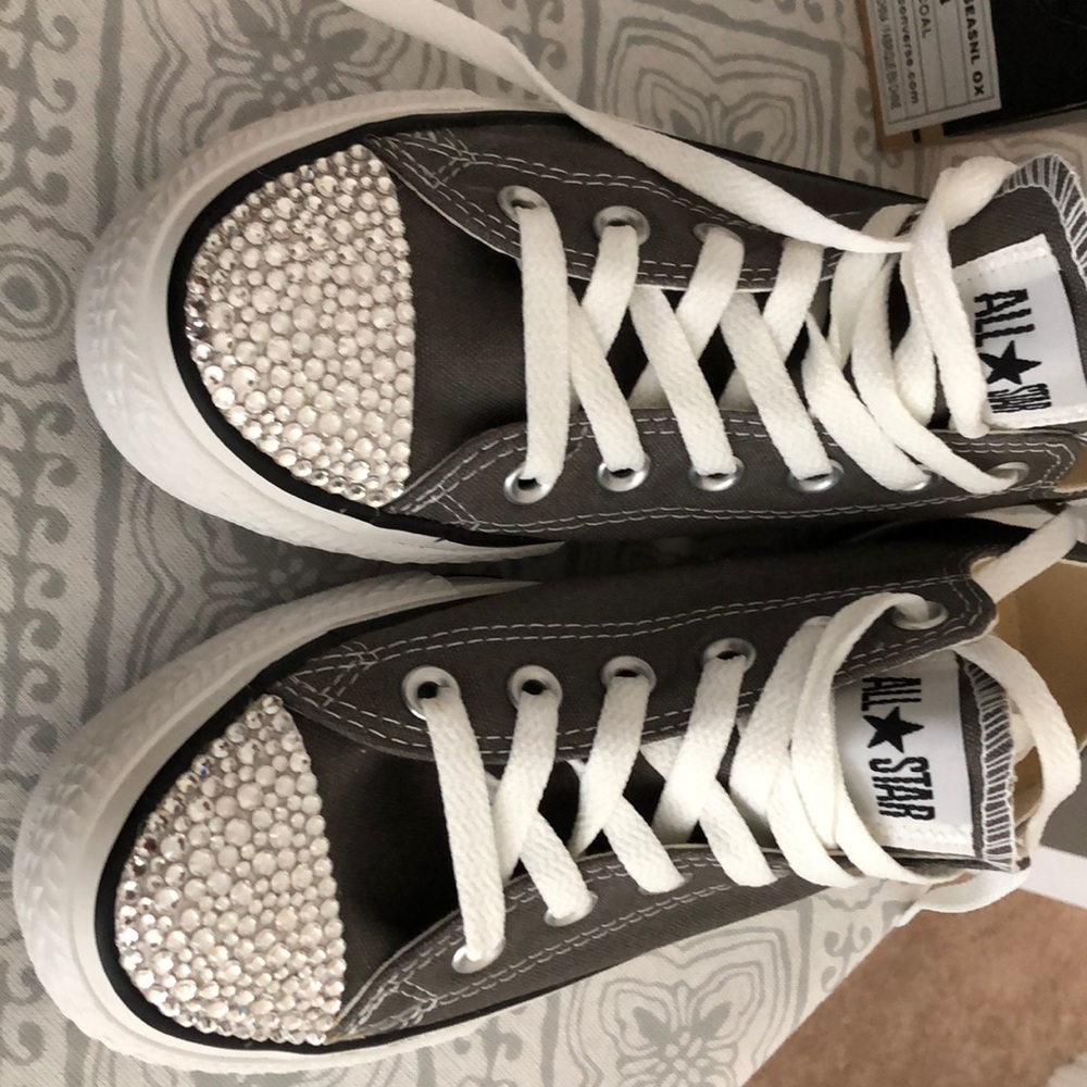 NIB Swarovski Crystal Converse